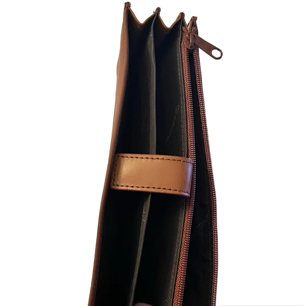 Piquadro Leather/Nylon Agenda Planner Organizer